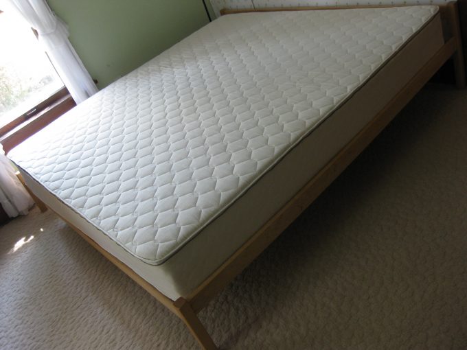 Excellent PranaSleep Lotus Pranayama Mattress Reviews For Comfortable Mattress Design With Headboards Queen On Tufted Bed And Nightstand On Laminate Wood Flooring And Table Lamp