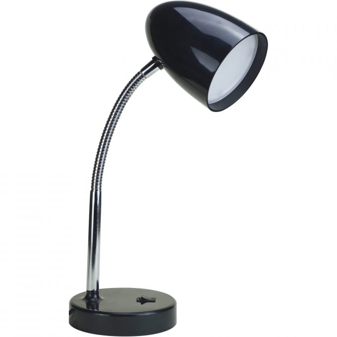 Classic Mainstays Black Led Desk Lamp For Modern Computer Desk Lighting Design
