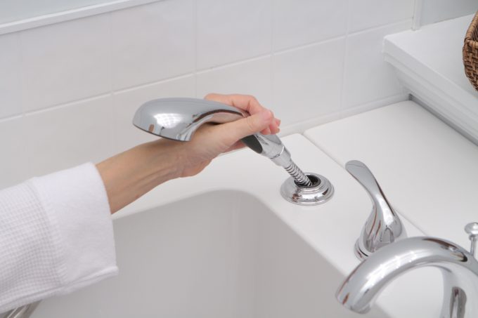 Nice Stainless Steel Brizo Faucets And Safe Step Tub For Inspiring Unique Bathtub Design Ideas